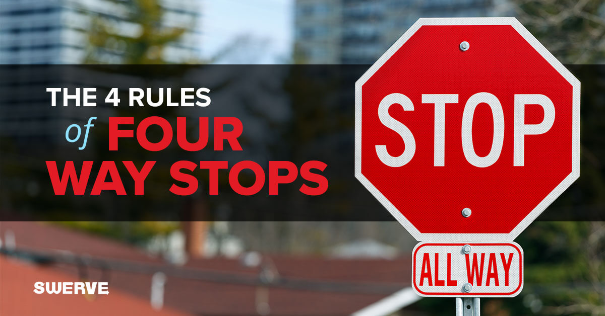 The 4 Rules of 4 Way Stops | Swerve Driving School