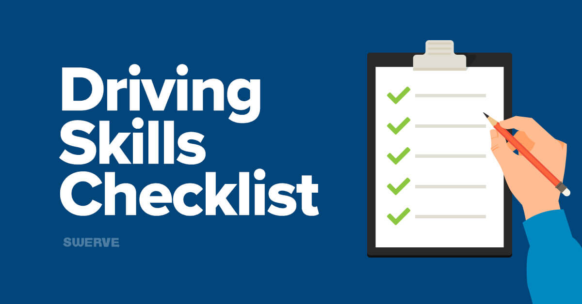 Driving Skills Checklist | Swerve Driving School